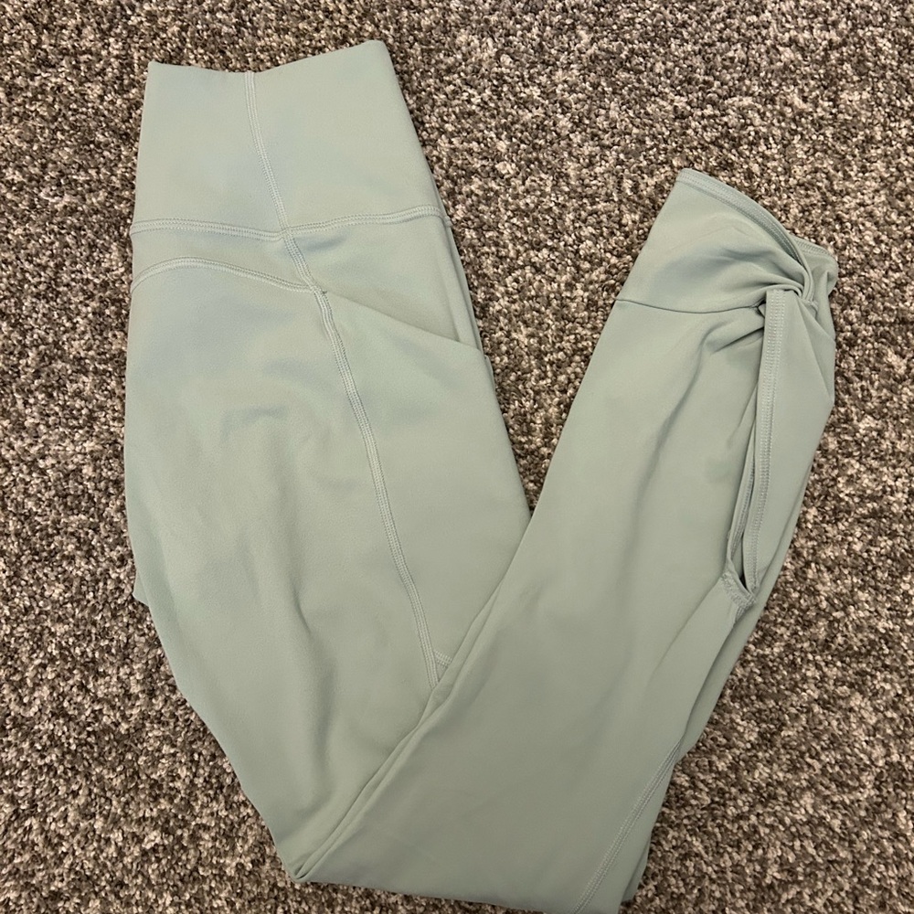 Fabletics Mint Cropped Leggings
